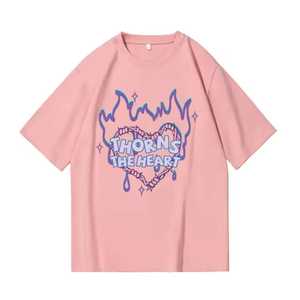 Marque personnalisée de haute qualité 100% coton pour hommes avec votre logo DTG sérigraphie T-shirt oversize - Product Image 1