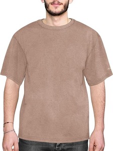 เสื้อยืดผู้ชายถักนิตติ้ง 100% ผ้าฝ้ายคุณภาพสูง แบบวินเทจ โลโก้สั่งทำได้ ซักย้อมสีแบบแอซิด แห้งเร็ว เป็นมิตรกับสิ่งแวดล้อม - Product Image 2