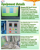 Machine d'emballage automatique de sachets de miel liquide pour sauces, sirops et confitures en stick