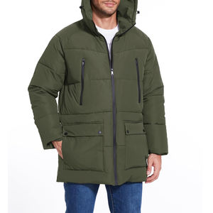 Winter Down Parka Puffer Jacket Hooded Thickened Long avec Heating Waterproof Outdoor Jackets Men Winter Hoodie - Product Image 2