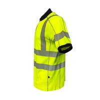 Nouveau polo de sécurité réfléchissant à manches courtes, haute visibilité, fluorescent, séchage rapide, 100 % polyester, qualité supérieure, certifié CE