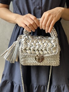 Color completo y tamaño flexible para bolsa metálica Best SellingFor 2024 Bolsa hecha a mano Bolsa tejida a mano Crochet - Product Image 5