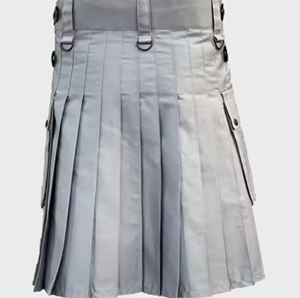 Vente en gros Kilt utilitaire professionnel pour hommes 8 Yards Scottish Highland Tartan Kilts en cuir réglables - Product Image 3