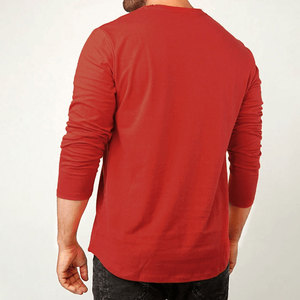 Nouveauté Chemise à manches longues bonne qualité col rond chemises à manches longues chemise à manches longues taille personnalisée à vendre - Product Image 4