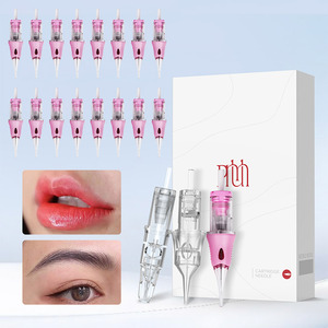 Nuojo - Cartuchos de Agujas para Tatuaje Desechables al por Mayor, OEM, Maquillaje Permanente, Microblading, Personalizados, Certificados por la CE, 100% Esterilizados - Product Image 1