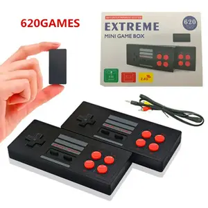 N620W Videospielkonsole eingebaute 620 klassische Spiele AV-Ausgang retro tragbare Fernseh-Spielkonsole drahtloses Spielpad