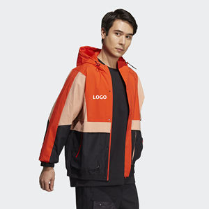 2025 elegante y suave personalizado primavera ligero poliéster cortavientos al aire libre de talla grande chaquetas de hombre - Product Image 1