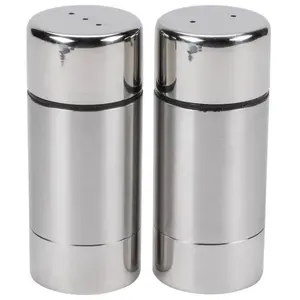 Juego de Salero y Pimentero de Acero Inoxidable, Ecológico, Apto para Lavavajillas, Herramientas para Especias y Hierbas para el Hogar, Venta al por Mayor - Product Image 5