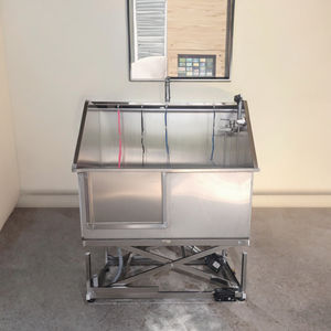 مجفف استحمام فاخر من الفولاذ المقاوم للصدأ لتنظيف الحيوانات الأليفة في الحمام مع كلب القط - Product Image 5