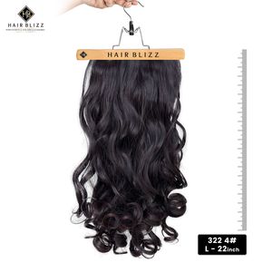 Extensions de cheveux synthétiques de haute qualité, modèle 322, Hairblizz India, machine à double trame, ajustement confortable, prix de gros, beauté - Product Image 3
