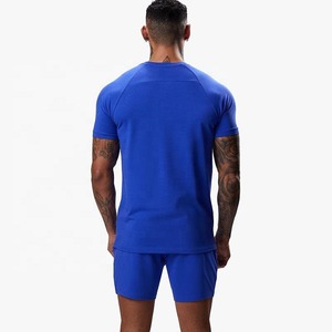 Camiseta Deportiva Lisa para Hombre, 100% Algodón, Secado Rápido, Transpirable, Ecológica, 180g, Corte Holgado, Alta Calidad de Fábrica - Product Image 3