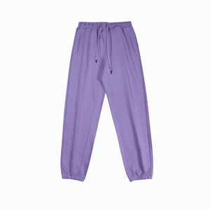 Jogging en toile délavée dégradée 360 g/m², ample, pour homme, bas élastique, léger, pantalon de survêtement vintage, molleton premium respirant, OEM - Product Image 3