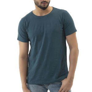 Camiseta transpirable de alta calidad para hombre, cuello redondo, 100% de algodón, diseño de serigrafía personalizado, precio al por mayor en blanco, exportación desde BD - Product Image 1