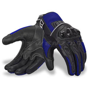 Motorbike <b>Gloves</b> for Moto Riding Heavy Racing Heat Resistant Durable Breathable <b>Silicone</b>-Free Leather - Product Image 1