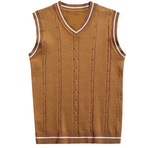 Easy to Wear Best Selling Men's Women's <b>Sleeveless</b> <b>Sweaters</b> High Quality with All Sizes Colors & Embroidery Decoration Low MOQ - Product Image 1