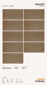 BuilderApproved Rectabricks 2x4 Fullbody Porcelana Cerámica Mosaico Azulejo Brillante Mate para Vestíbulo y paredes de recepción Característica del dormitorio - Product Image 3