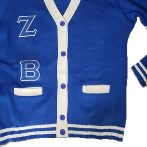 Veste universitaire courte laine rose manches en cuir vêtements de sororité fabricant de vestes de bombardier en vrac - Product Image 4