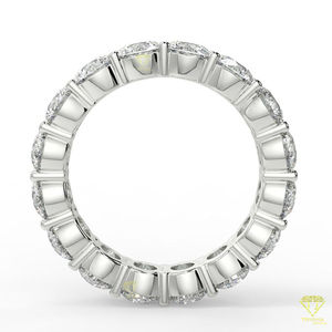 Anillo DE BODA cultivado en laboratorio chapado en oro amarillo sólido elegante banda nupcial para mujer anillo de compromiso duradero delicado - Product Image 6