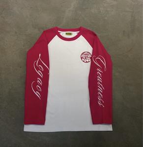 T-shirts à manches longues de style streetwear, manches imprimées Legacy Greatness, couleurs personnalisées, 100% coton, surdimensionné - Product Image 2