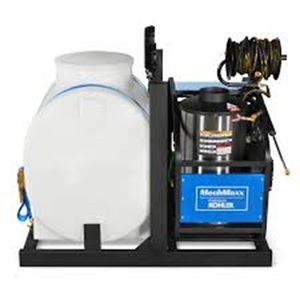 VENTA RÁPIDA: Hidrolavadora de Agua Caliente de 4000 PSI y 4 GPM con Motor de Arranque Eléctrico, Montada sobre Plataforma con Tanque de 175 Galones, HPW40KT - Product Image 3
