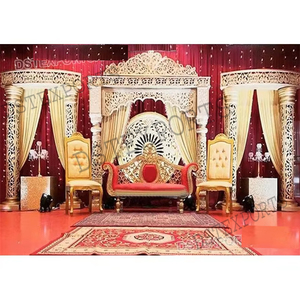 เสาไฟเบอร์กลาสสำหรับงานแต่งงานแบบเปิดเวทีงานแต่งงานแบบหรูหรา - Product Image 1