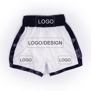 Shorts de boxe Muay Thai pour hommes grande taille, très vendus, de haute qualité, imprimés par transfert thermique, en nylon et élasthanne, taille mi-haute, décontractés, pour la salle de sport - Product Image 2