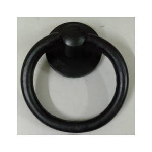 Aldaba de puerta de latón indio tradicional con tallado adornado y revestimiento de polvo duradero perfecto para Heritage Villas - Product Image 3