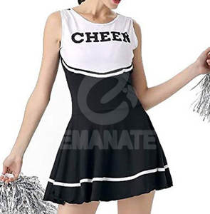 Ensembles d'uniformes de cheerleading pour femmes de taille adulte, imprimés sur mesure, respirants, extensibles, de haute qualité, style personnalisé - Product Image 3