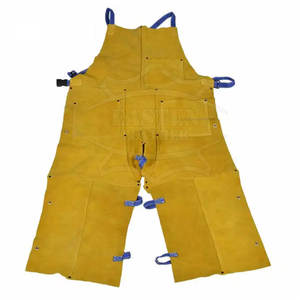 Best Selling Adult <b>Welding</b> Aprons Premium Quality Genuine Leather Wholesale Safety <b>Clothing</b> - Product Image 1