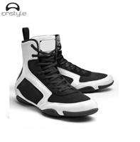 Bottes de lutte professionnelles Pro Grip Elite personnalisables en mesh avec empeigne en cuir véritable offrant une traction avancée sur tapis, été/hiver
