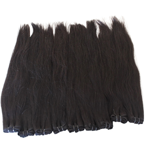 Paquets de cheveux humains bruts droits à double tirage vietnamiens de 10 à 40 pouces dans la trame Extensions de cheveux droits à l'os bon marché - Product Image 6