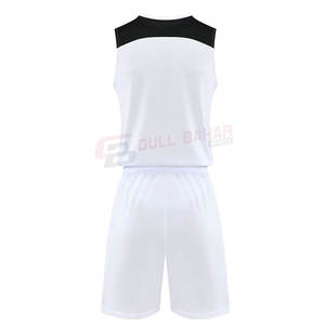 Kit de baloncesto transpirable con estampado personalizado 100% poliéster verano deportes equipo Jersey y pantalones cortos conjunto con número y marca del equipo - Product Image 2