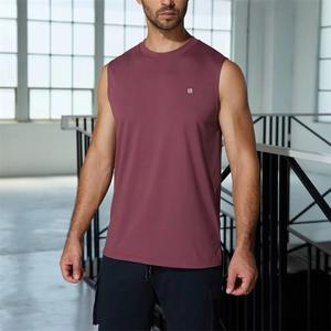 T-shirts musclés personnalisés pour hommes débardeur d'entraînement débardeur en coton sans manches pour hommes débardeur de gymnastique - Product Image 4