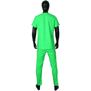 Tenues d'infirmière Blaze Fight Wear à col montant, ensembles de blouses d'hôpital à manches courtes en sergé polyester/coton, unisexe, OEM - Product Image 3