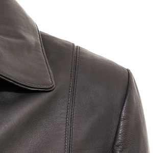 Chaqueta de Motociclista de Cuero Genuino Elegante para Mujer, Ropa Exterior Informal y Cómoda para Uso Diario con Característica Transpirable - Product Image 4