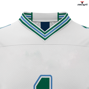 Maillot de football américain à manches courtes respirant à séchage rapide pour adulte unisexe - Product Image 4