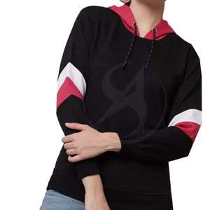 Sudaderas Ligeras de Algodón y Poliéster para Mujer, Antipelusas, Transpirables, Casuales de Invierno, con Logotipo Frontal y Capucha - Product Image 1