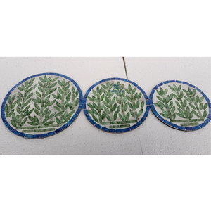 Manteles individuales festoneados Capiz hechos a mano, superventas, Mantel Individual de nácar, fabricante de Vietnam - Product Image 1