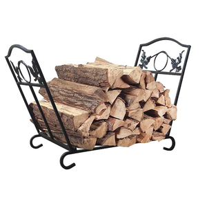 Chimenea de Metal, soporte de almacenamiento de madera, chimenea plegable, estante de leña de hierro forjado, accesorios para jardín y hogar al aire libre - Product Image 6