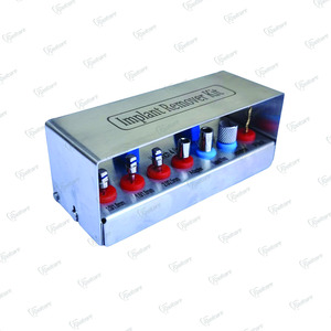 Clé à cliquet et vis en acier réutilisable 8 pièces Kit de dissolvant d'implant dentaire manuel Instruments d'implant de levage de sinus Matériau métallique - Product Image 5