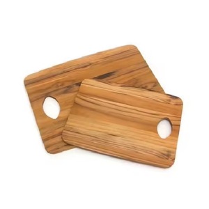 Tabla de cortar de madera maciza, superficie apta para cuchillos, tabla de cortar duradera para el hogar y restaurantes, fabricada por LODI IMPEX - Product Image 2
