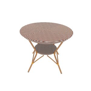 TABLE À MANGER CAFÉ AVEC DESSUS EN VERRE (LCO/007/002) - Product Image 5