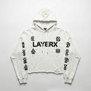 Fabricante de Sudaderas Personalizadas para Mujer, 500gsm, Poliéster/Algodón, Transpirable, Estampado Desgastado, Pedrería, Forro Regular, Grueso - Product Image 1