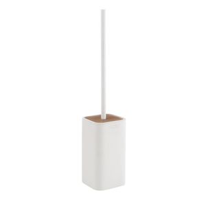 Giglio porta scopino da bagno con altezza 46.2 cm bianco opaco zaino per 1 - Product Image 1
