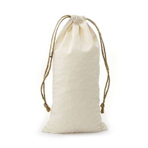 Eco-Friendly Cotton Canvas Gift Bag Round Bottom Agaric <b>Drawstring</b> for Jewellery Candles and Other Promotions - Product Image 4