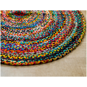 Tapis rond en jute tressé au design moderne, tapis durable pour la maison, salon, chambre, cuisine, hôtel, bon prix - Product Image 5