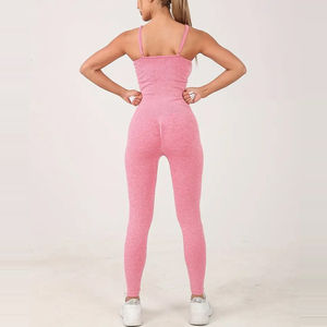 Mono de Verano 2025 al por Mayor para Mujer, Mono Personalizado sin Mangas de Color Sólido para Mujer - Product Image 2