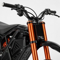 Moto tout-terrain électrique haute performance 3000W Peak, 55 km/h, 48V 21AH, avec amortisseur hydraulique à azote