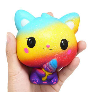 Juguete Antiestrés de Arcoíris, Juguete para Aliviar la Ansiedad, Pelota para Apretar para Niños de 5 a 7 Años, Espuma de PU, Silicona de PU, Juguete de Burbujas con Animales - Product Image 3