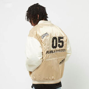 Chaqueta Satinada Entallada para Hombre, Chaquetas 2026, Chaquetas Personalizadas, Chaqueta Bomber Ligera y Brillante con Botones a Presión, Estilo Urbano, Nueva - Product Image 6